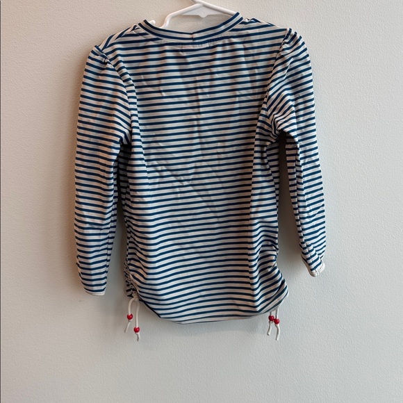 SUNUVA Striped Long Sleeve Sunwear Protection Shirt with Red "Glasses" - Picture 5 of 7